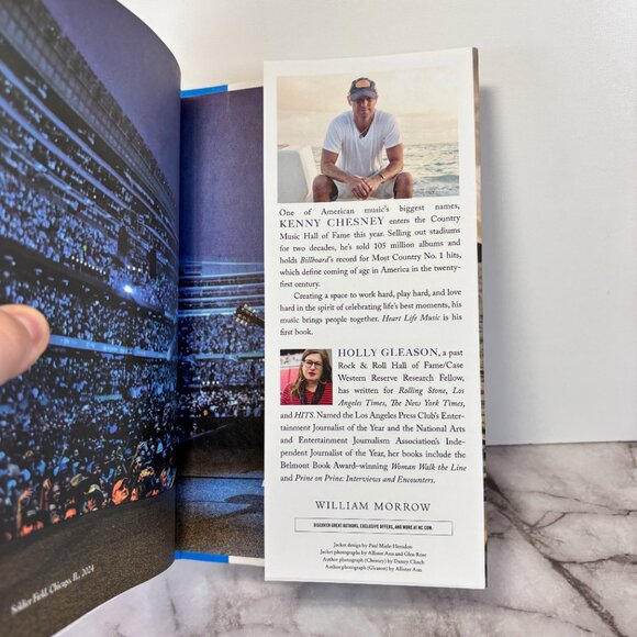 Kenny Chesney Signed First Edition Heart Life Music Autograph Book Tour Country - Picture 5 of 6